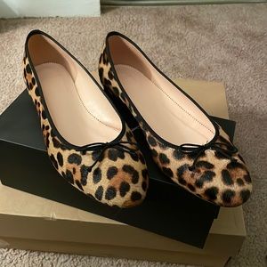 LAST CHANCE: Leopard Calf Hair Kiki Ballet Flats | J.Crew